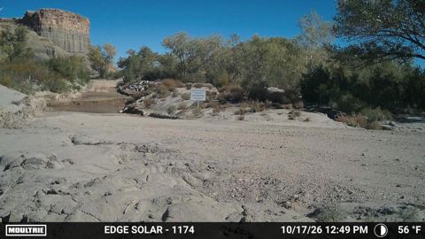 River crossing on October 17, 2026 at 12:49 PM Mountain Time